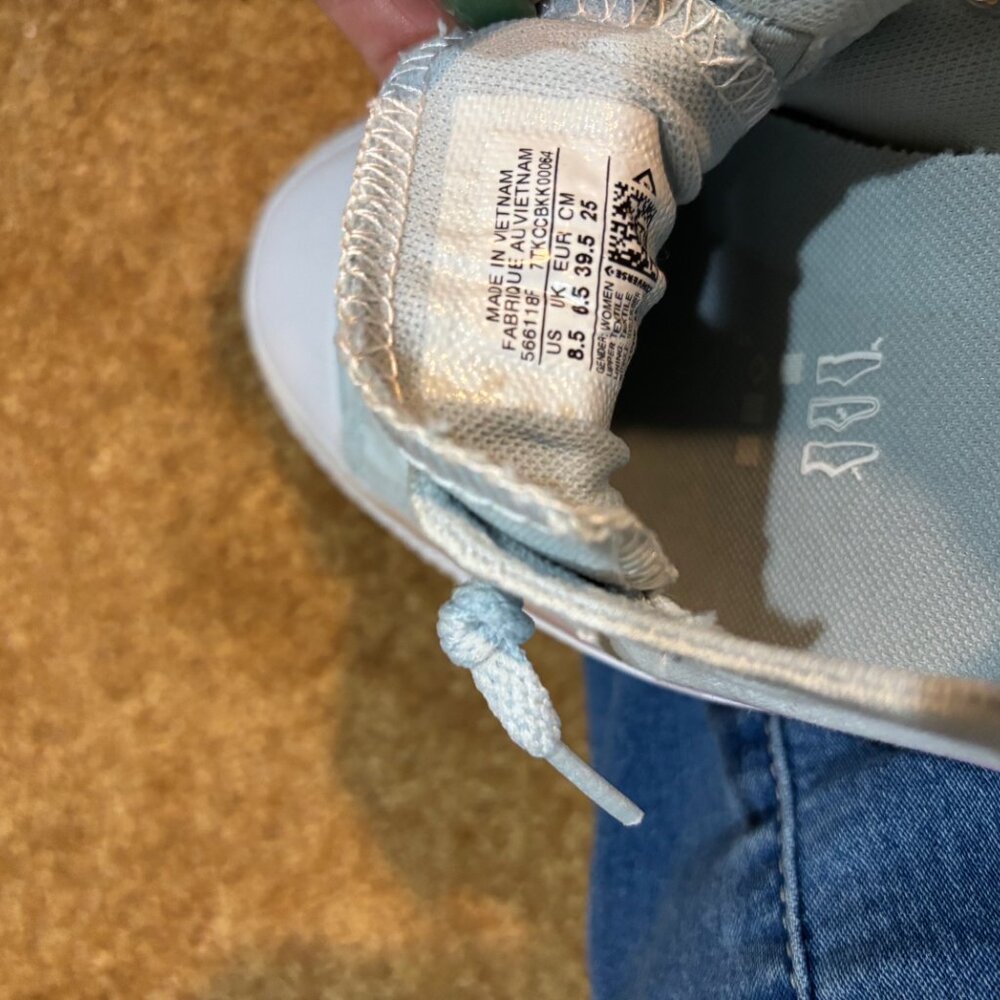 Converse All Stars Sneakers Light Blue Women's Size 8.5 New - Picture 8 of 8